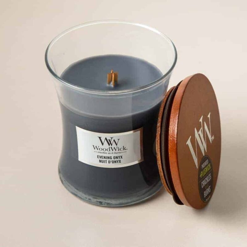 נר WOODWICK שעון חול