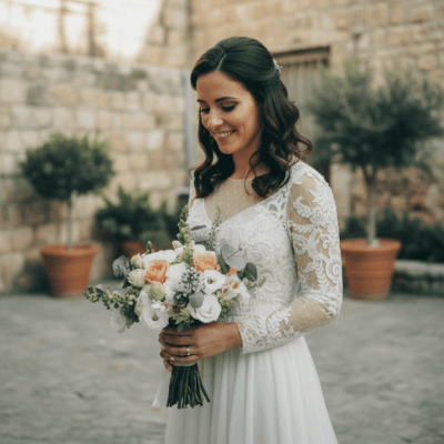זר כלה בלרינה