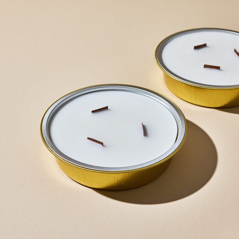 נר ריפיל 3 פתילים לכלי חרס גדול